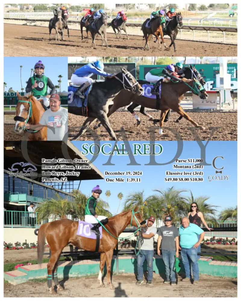 Socal Red - 12-19-24 R07 Tup Turf Paradise