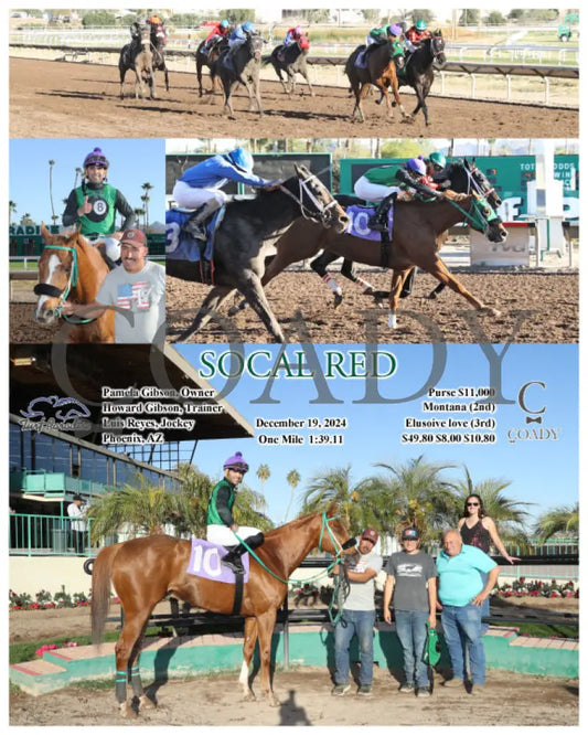 Socal Red - 12-19-24 R07 Tup Turf Paradise