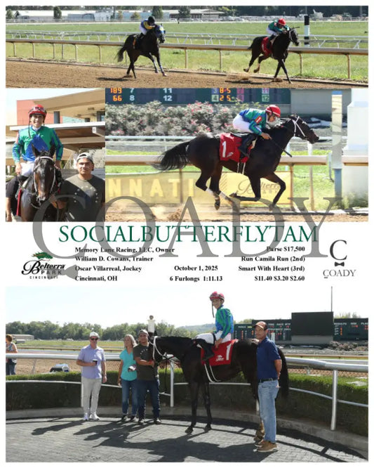 SOCIALBUTTERFLYTAM - 100125 - Race 03 - BTP Presque Isle Downs