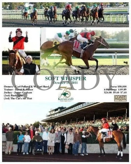Soft Whisper - 101511 Keeneland