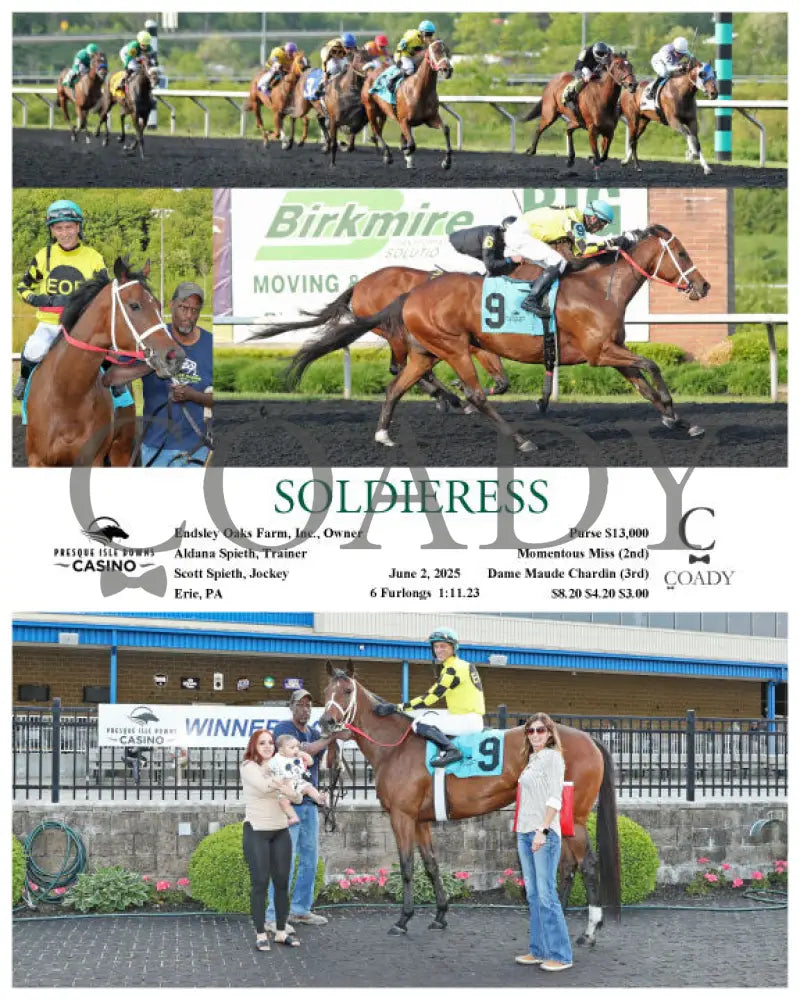 SOLDIERESS - 06-02-25 - R08 - PID Presque Isle Downs