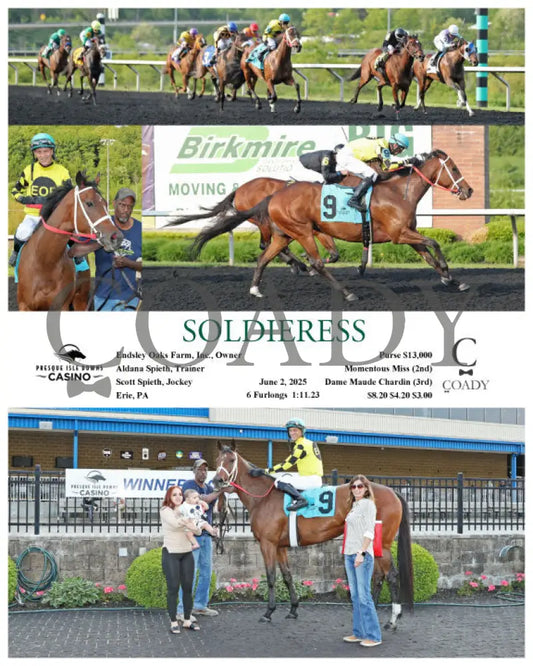 SOLDIERESS - 06-02-25 - R08 - PID Presque Isle Downs