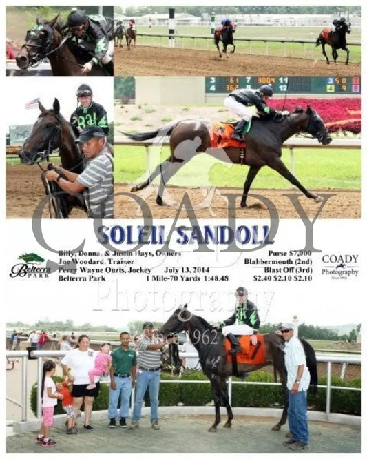 Soleil Sandoll - 071314 Race 01 Btp Belterra Park