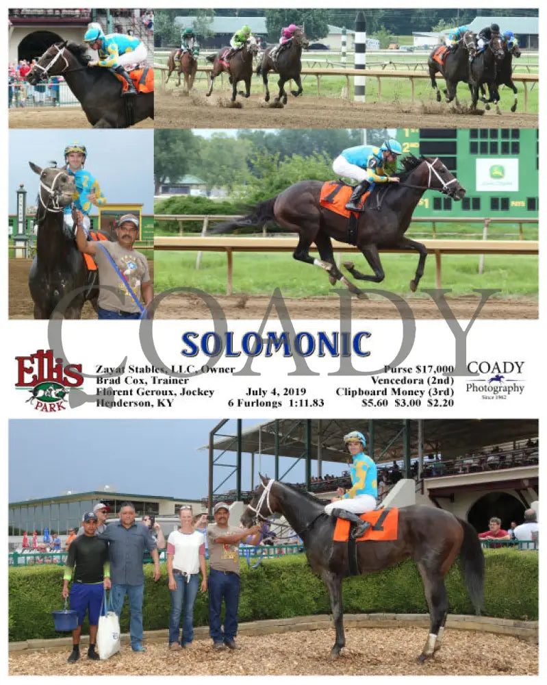 Solomonic - 07-04-19 R03 Elp Ellis Park