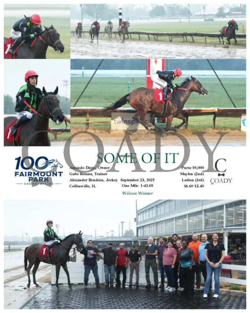 SOME OF IT - 09-23-25 - R01 - FP Fanduel Sportsbook Horse Racing