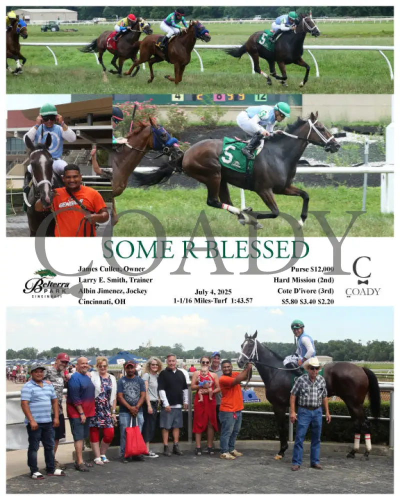 SOME R BLESSED - 070425 - Race 08 - BTP Indiana Grand