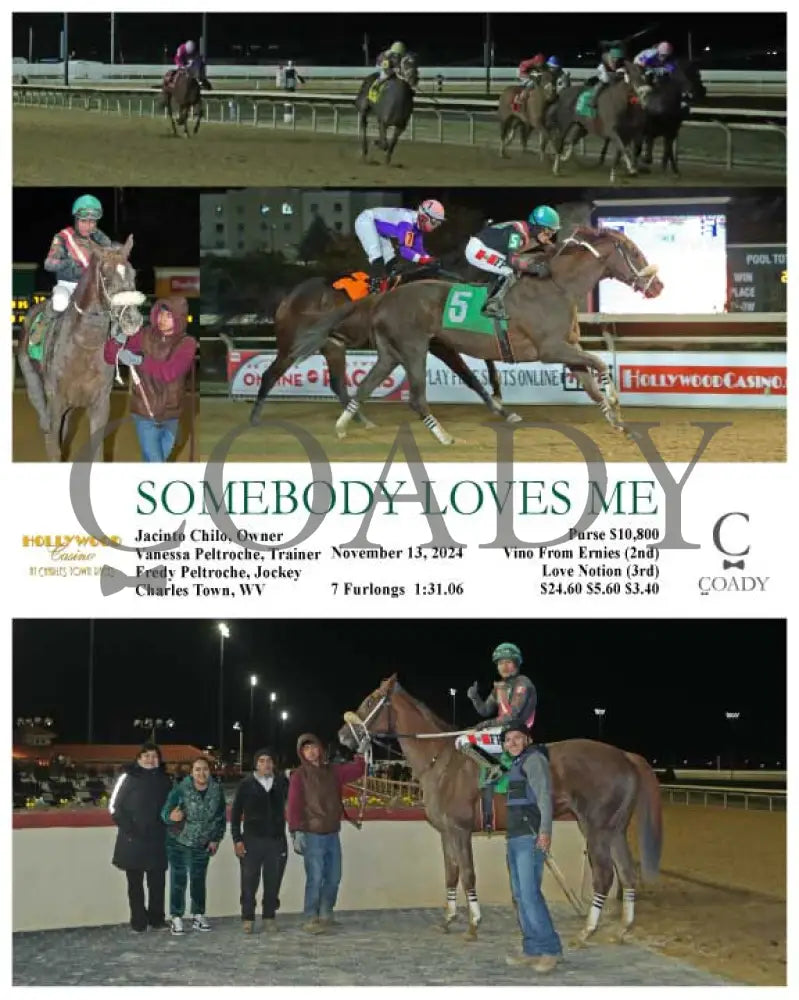 Somebody Loves Me - 11-13-24 R03 Ct Hollywood Casino At Charles Town Races