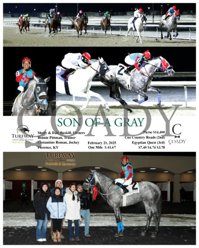 SON OF A GRAY - 022125 - Race 09 - TP Turfway Park