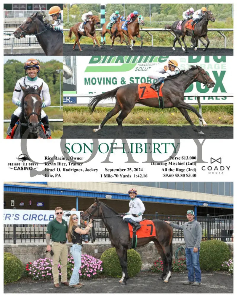 Son Of Liberty - 09-25-24 R03 Pid Presque Isle Downs
