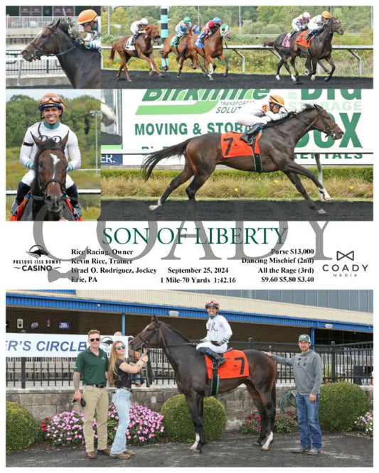 Son Of Liberty - 09-25-24 R03 Pid Presque Isle Downs