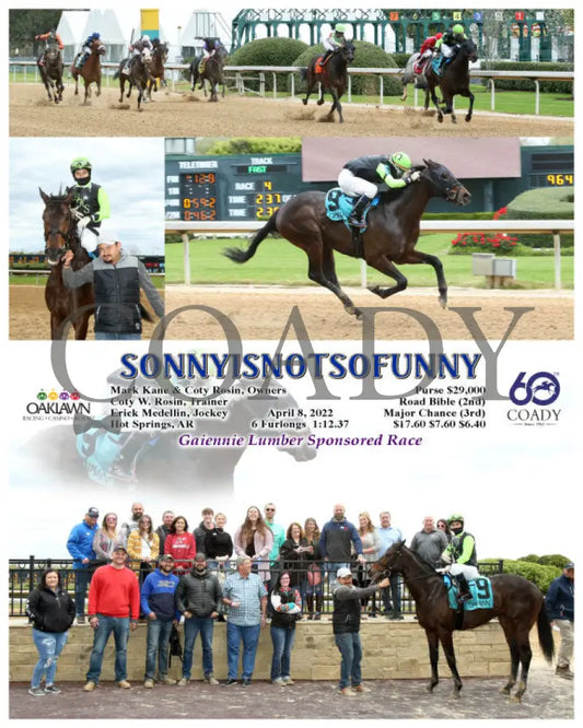 Sonnyisnotsofunny - 04-08-22 R04 Op Oaklawn Park