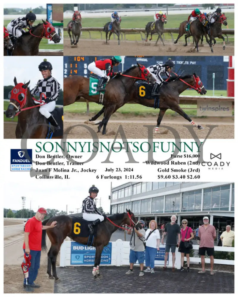 Sonnyisnotsofunny - 07-23-24 R01 Fan Fanduel Sportsbook Horse Racing