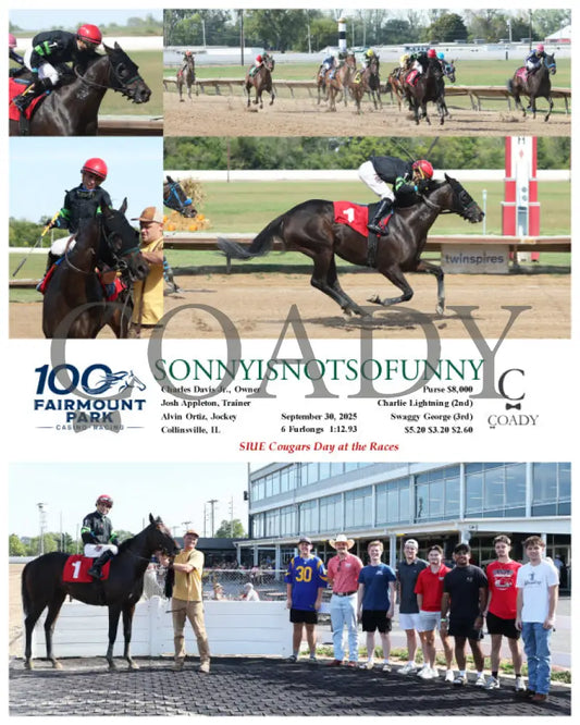 SONNYISNOTSOFUNNY - 09-30-25 - R02 - FP Fanduel Sportsbook Horse Racing