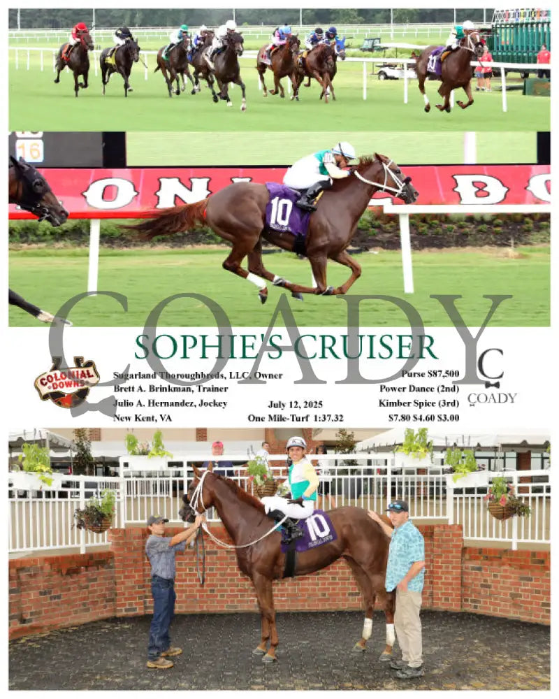 SOPHIE’S CRUISER - 07-12-25 - R10 - CNL Colonial Downs