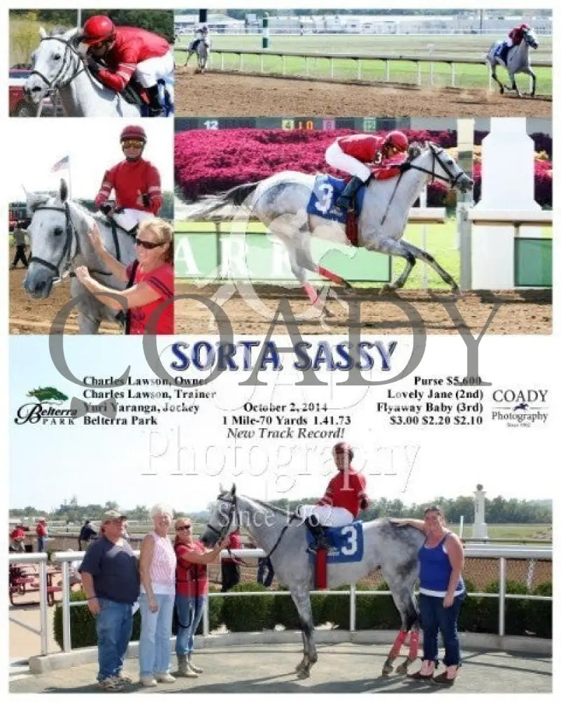 Sorta Sassy - 100214 Race 01 Btp Belterra Park