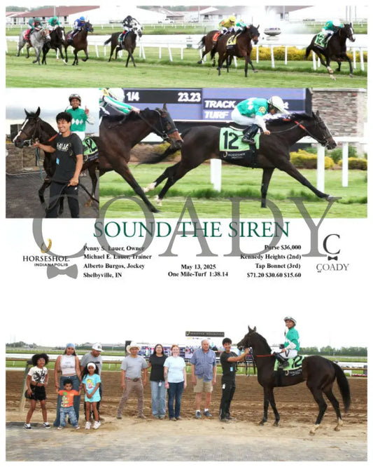 SOUND THE SIREN - 05-13-25 - R07 - IND Indiana Grand