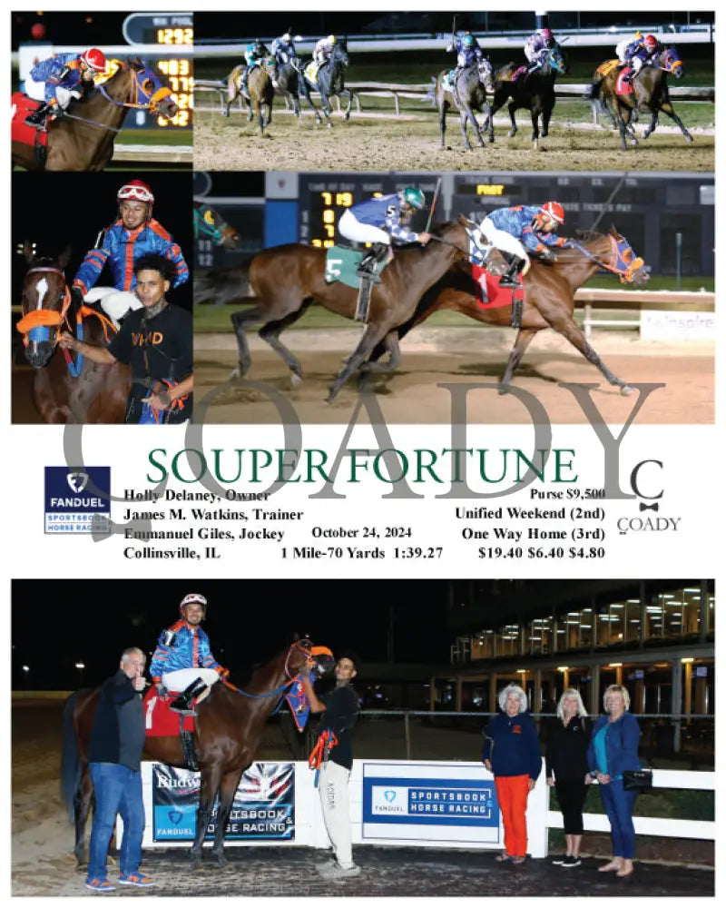 Souper Fortune - 10-24-24 R07 Fan Fanduel Sportsbook Horse Racing