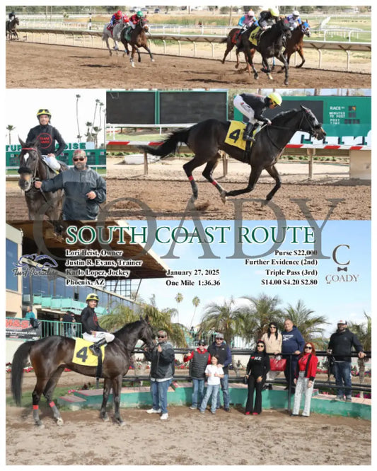 South Coast Route - 01-27-25 R04 Tup Turf Paradise