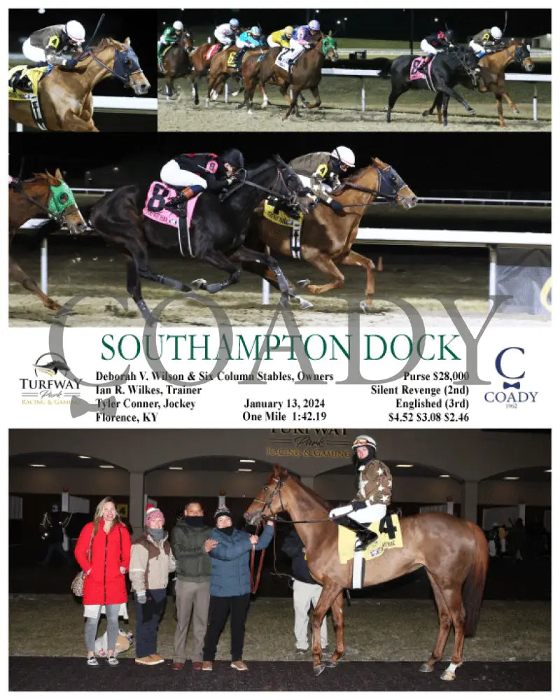 Southampton Dock - 01-13-24 R04 Tp Turfway Park