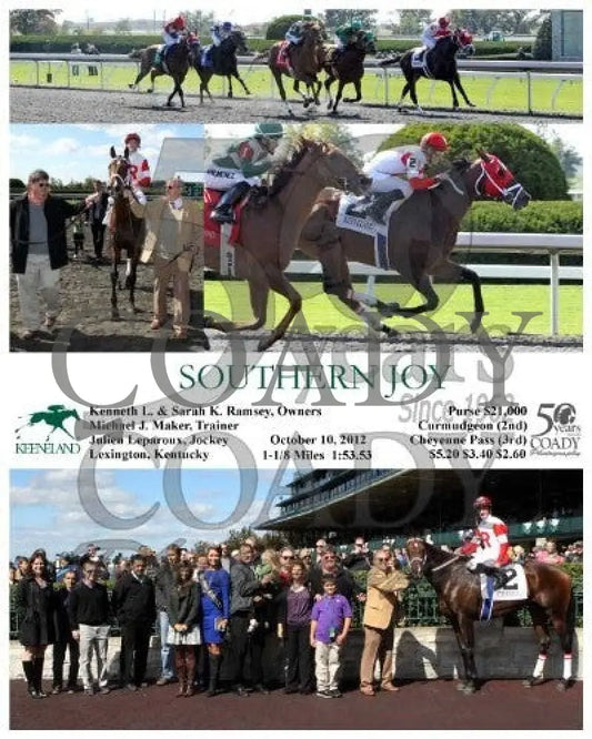Southern Joy - 101012 Race 01 Keeneland