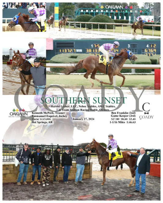 Southern Sunset - 01 - 27 - 24 R01 Op Oaklawn Park