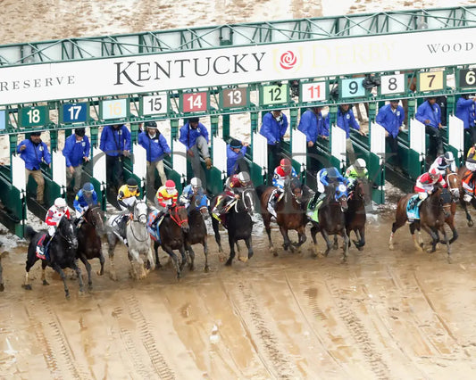 SOVEREIGNTY - The Kentucky Derby - 151st Running - 05-03-25 - R12 - CD - Aerial Start 01 Churchill Downs