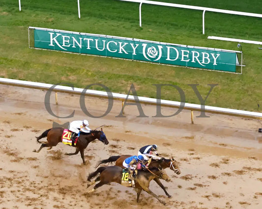 SOVEREIGNTY - The Kentucky Derby - 151st Running - 05-03-25 - R12 - CD - Aerial Stretch 01 Churchill Downs