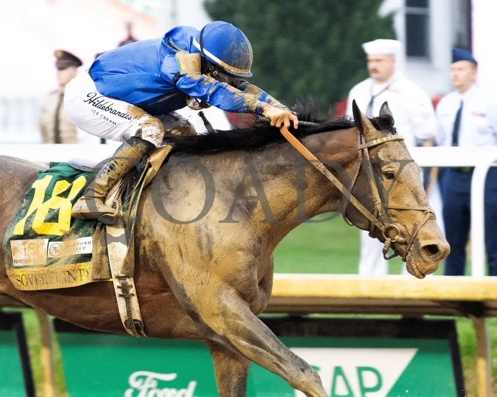 SOVEREIGNTY - The Kentucky Derby - 151st Running - 05-03-25 - R12 - CD - Finish 05 Churchill Downs