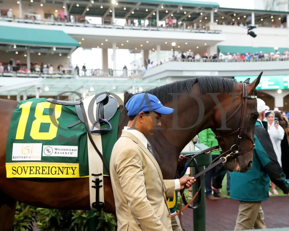 SOVEREIGNTY - The Kentucky Derby - 151st Running - 05-03-25 - R12 - CD - Paddock 07 Churchill Downs