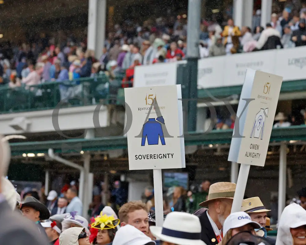 SOVEREIGNTY - The Kentucky Derby - 151st Running - 05-03-25 - R12 - CD - Walk Over 03 Churchill Downs