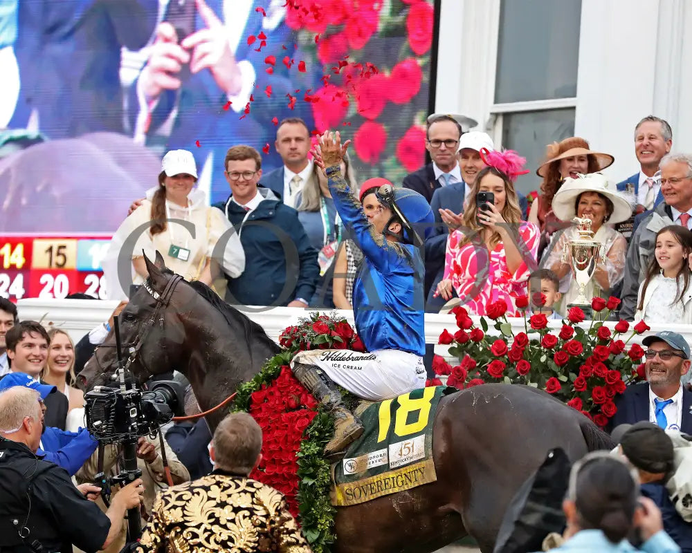 SOVEREIGNTY - The Kentucky Derby - 151st Running - 05-03-25 - R12 - CD - Winner Circle 10 Churchill Downs