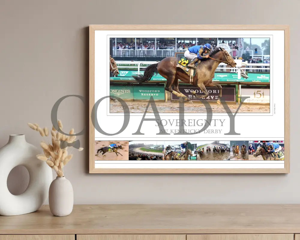 SOVEREIGNTY- The Kentucky Derby - 151st Running - Limited Edition 18x24 Print (250) Print