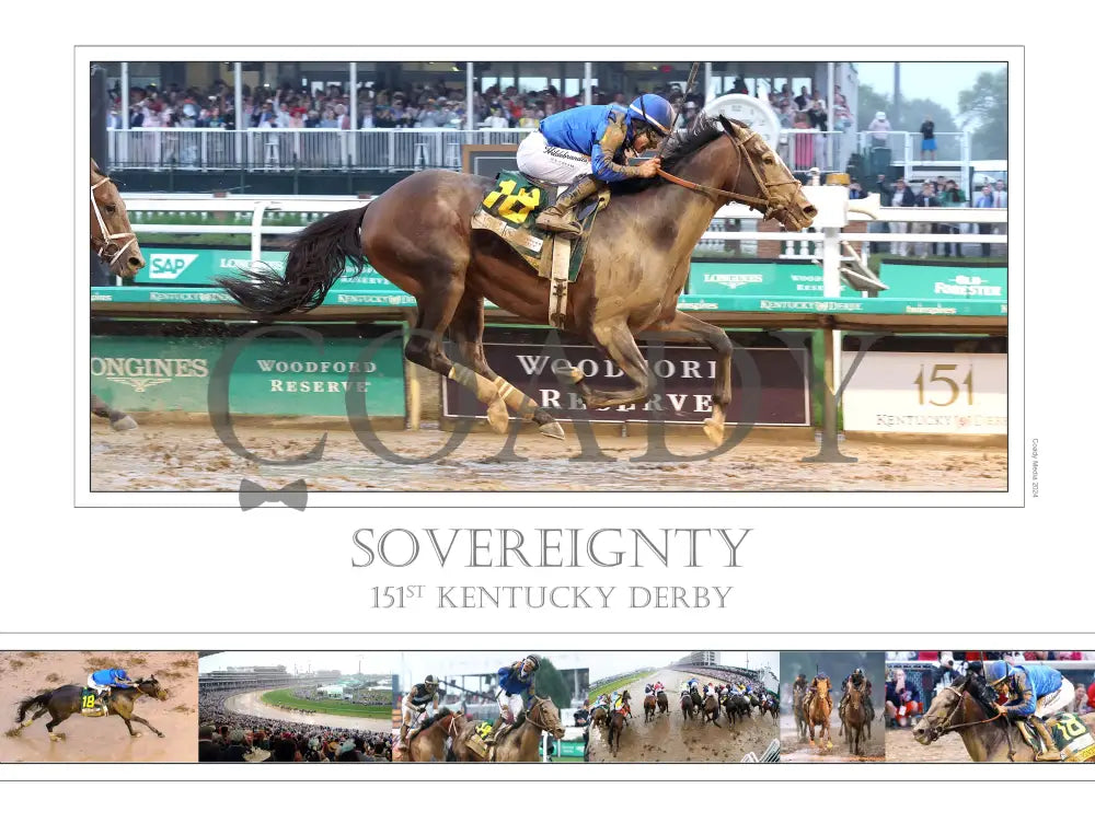 SOVEREIGNTY- The Kentucky Derby - 151st Running - Limited Edition 18x24 Print (250) Print