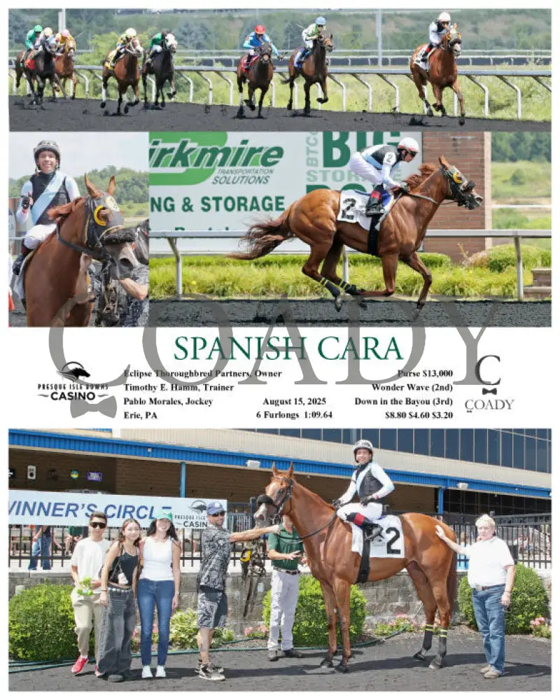 SPANISH CARA - 08-15-25 - R05 - PID Presque Isle Downs