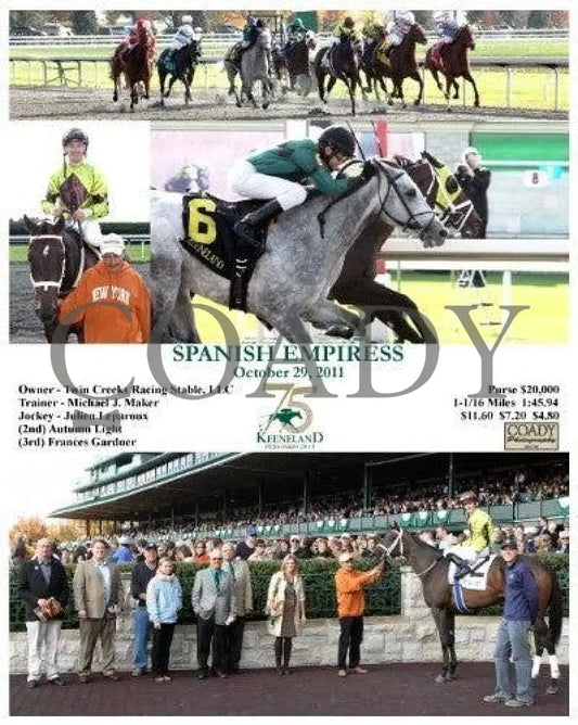 Spanish Empiress - 102911 Keeneland