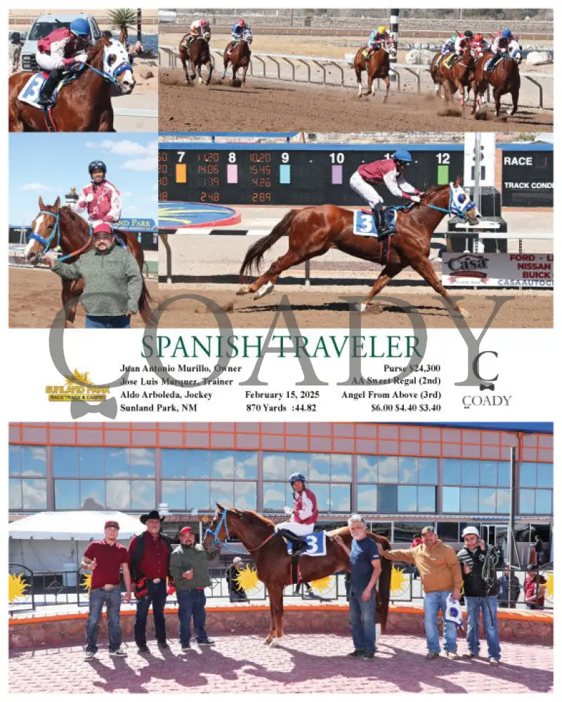 SPANISH TRAVELER - 02-15-25 - R01 - SUN - Coady Media - Kurtis Coady Photography