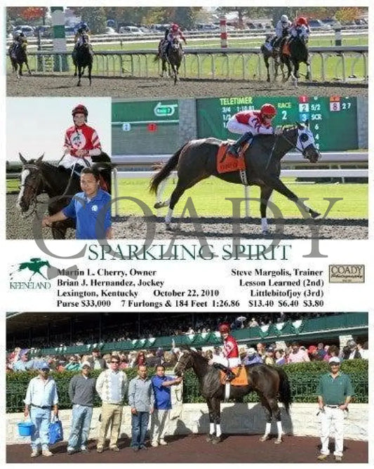 Sparkling Spirit - 102210 Keeneland