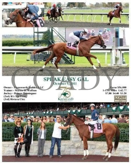 Speak Easy Gal - 100911 Keeneland