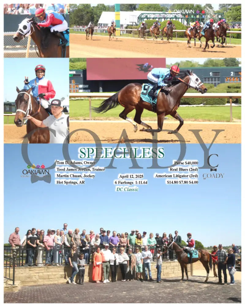 SPEECHLESS - 04-12-25 - R06 - OP Oaklawn Park