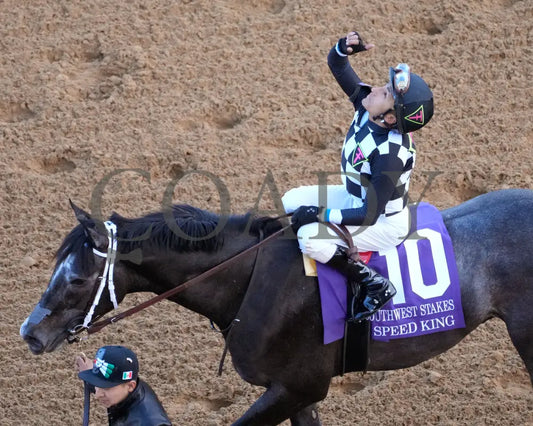 Speed King - The Southwest Stakes G3 01-25-25 R10 Op Celebration 02 Oaklawn Park