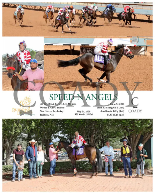 SPEED N ANGELS - 05-31-25 - R09 - RUI Ruidoso Downs