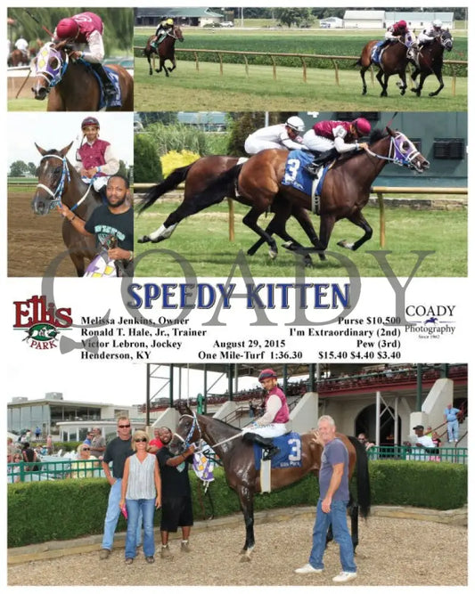 Speedy Kitten - 082915 Race 03 Elp Ellis Park