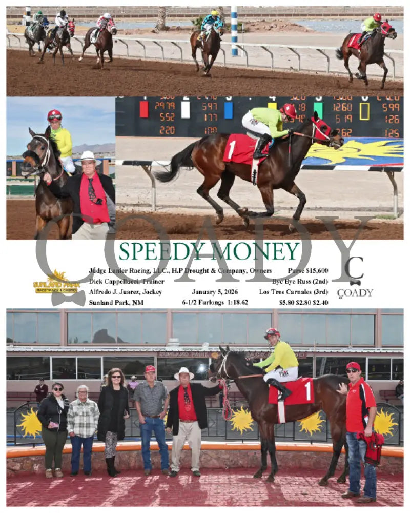 SPEEDY MONEY - 01-05-26 - R03 - SUN - Coady Media - Kurtis Coady Photography