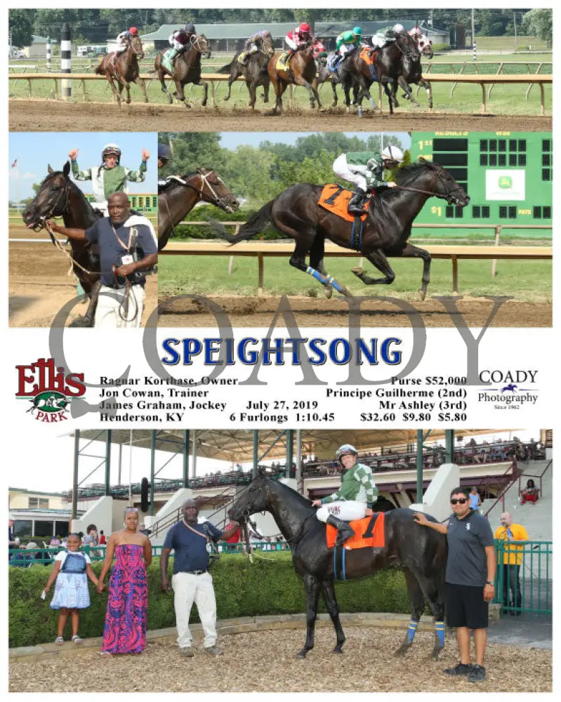 Speightsong - 07-27-19 R08 Elp Ellis Park