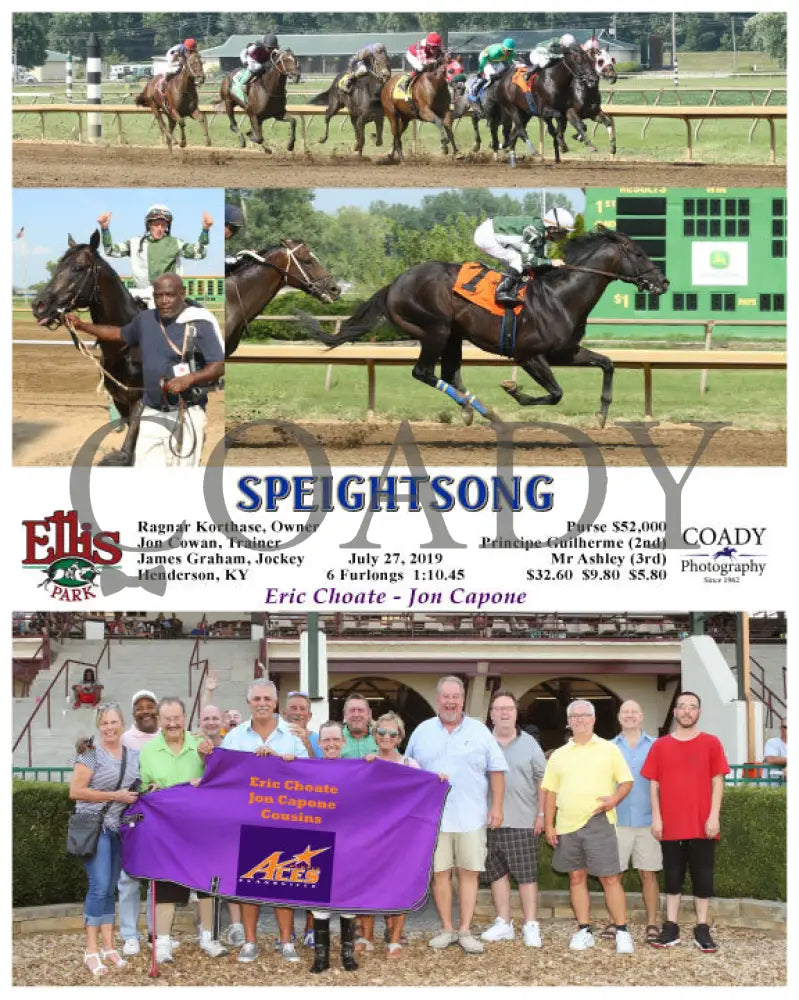 Speightsong - 07-27-19 R08 Elp Group Ellis Park