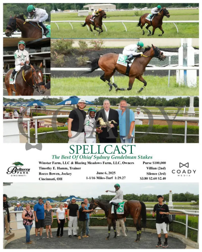 Open R08 File SPELLCAST - The Best Of Ohio/ Sydney Gendelman Stakes - 06-06-25 - R08 ...