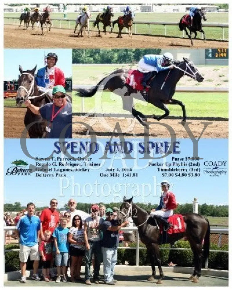 Spend And Spree - 070414 Race 03 Btp Belterra Park