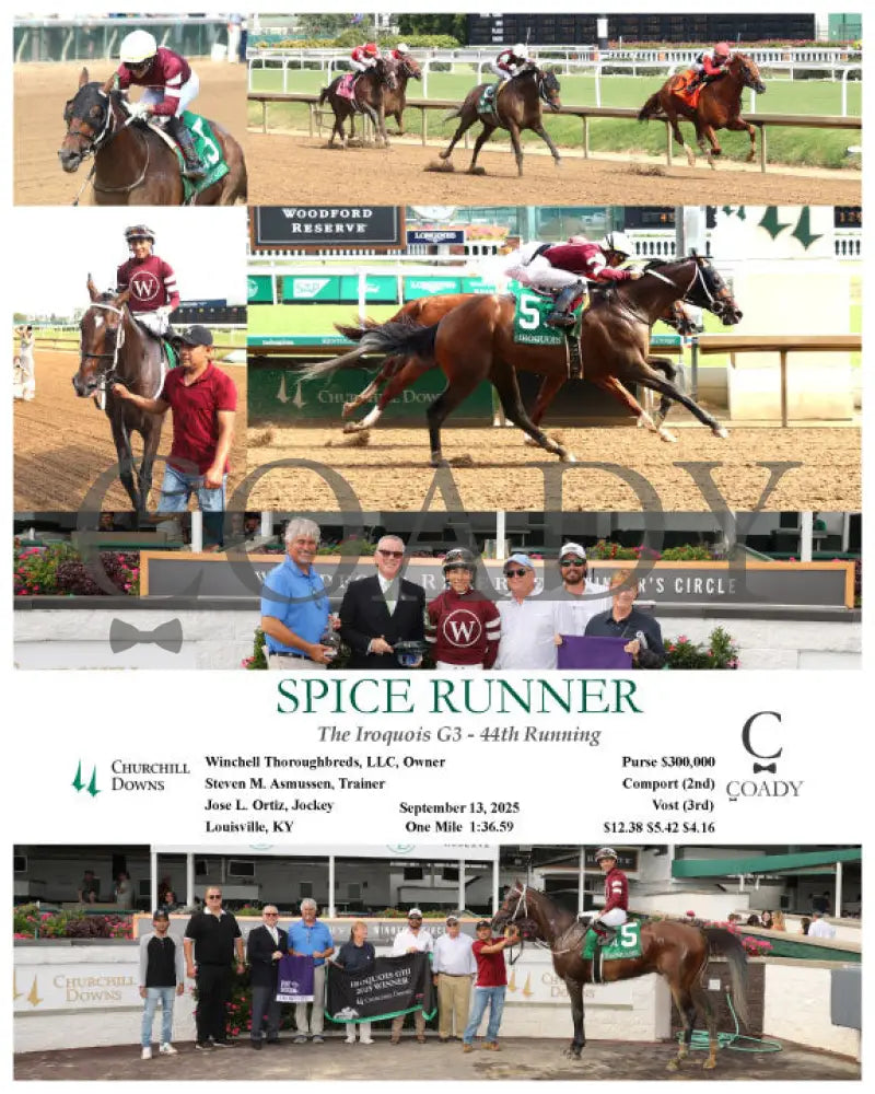 SPICE RUNNER - The Iroquois G3 - 44th Running - 09-13-25 - R08 - CD - Coady Media - Kurtis Coady Photography
