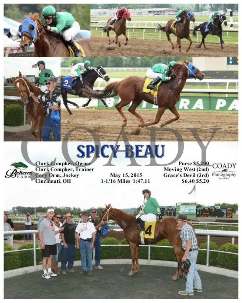 Spicy Beau - 051515 Race 01 Btp Belterra Park