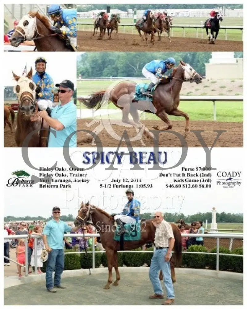 Spicy Beau - 071214 Race 06 Btp Belterra Park